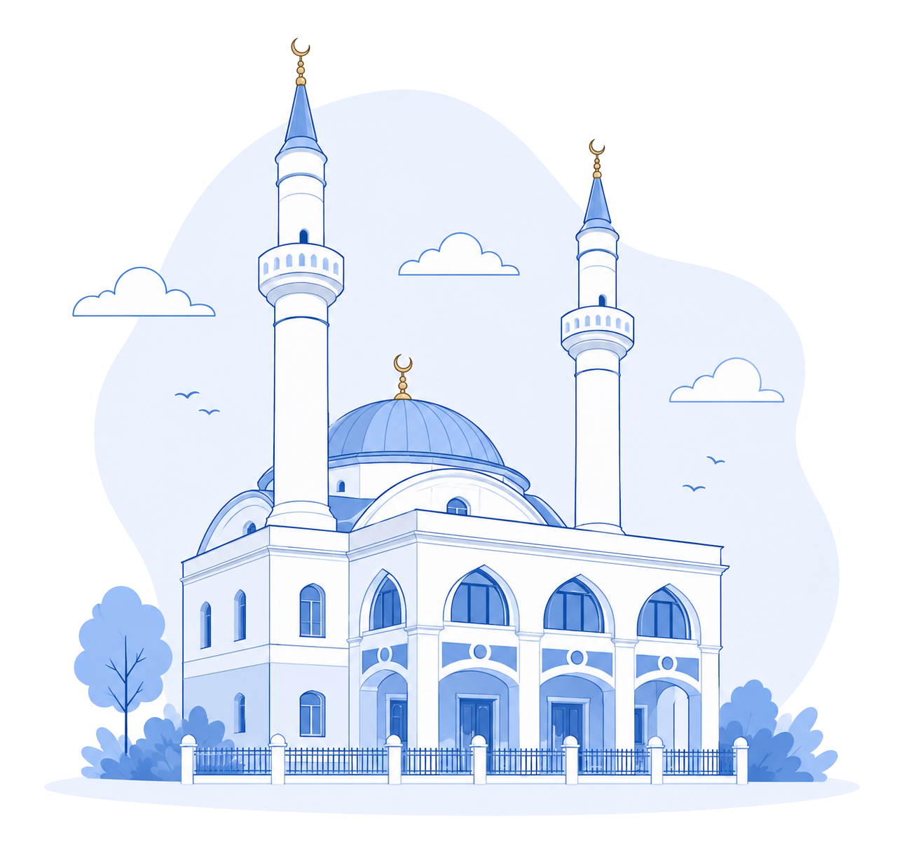 Cennet Camii illüstrasyonu