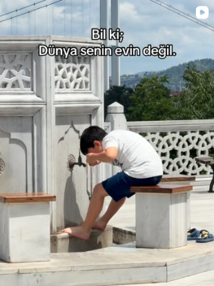 Bil ki; Dünya senin evin değil.