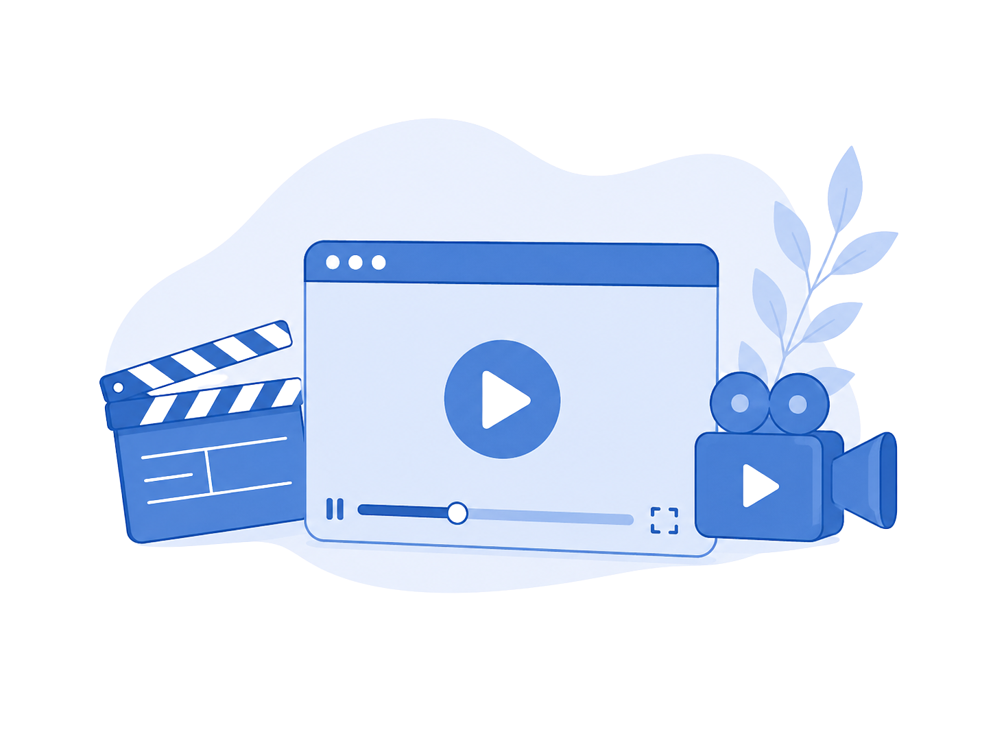 Video galerisi illüstrasyonu